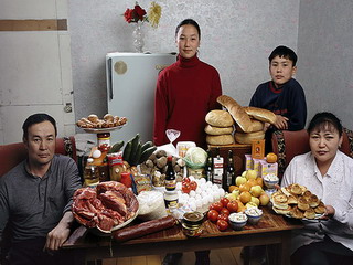 Mongolia - $40 a week for food