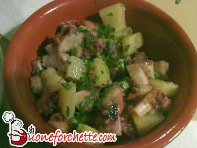 Ricetta Insalata tiepida di polpo