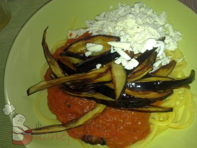 Ricetta Pasta alle melanzane  - variante 3