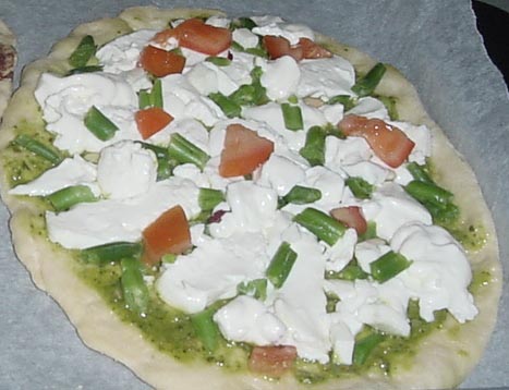 Ricetta Pizza al pesto