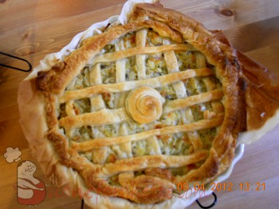 Ricetta Torta di carciofi alla mozzarella