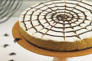 Ricetta Spiderweb Pumpkin Cheesecake 
