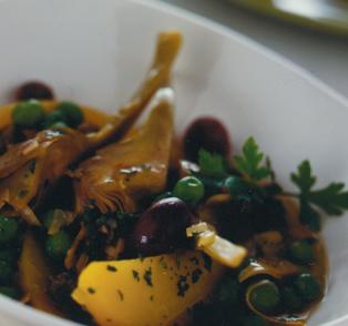 Ricetta Carciofi con patate e piselli brasati