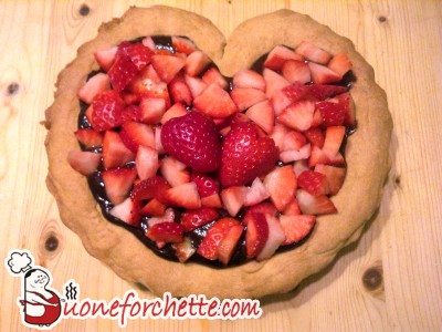 Ricetta Crostata al cioccolato e fragole