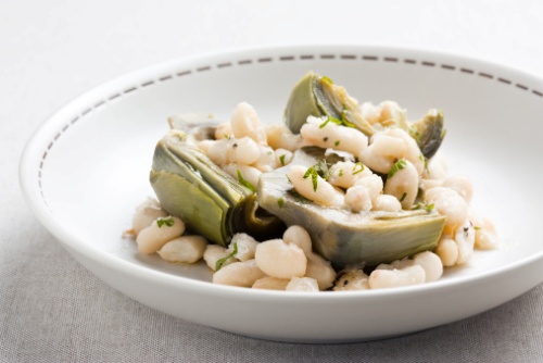 Ricetta Insalata di fagioli e carciofi