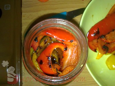 Ricetta Conserva di melanzane e peperoni sott’olio