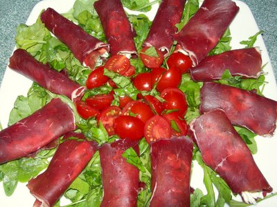 Involtini di bresaola