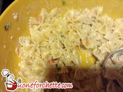 Ricetta Farfalle al salmone